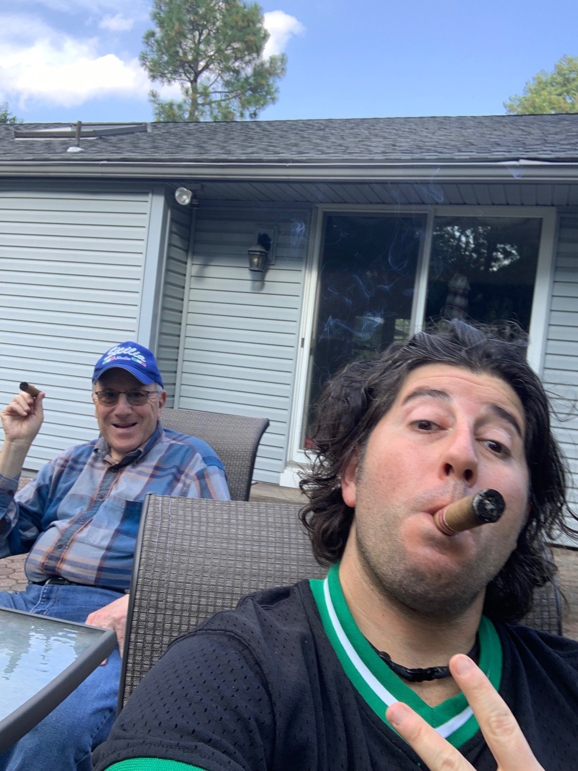 Lee eats (smokes) more cigars with JP.