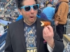Lee Eats a Stranger's "Floater Chicken Fingers" at the Union Game